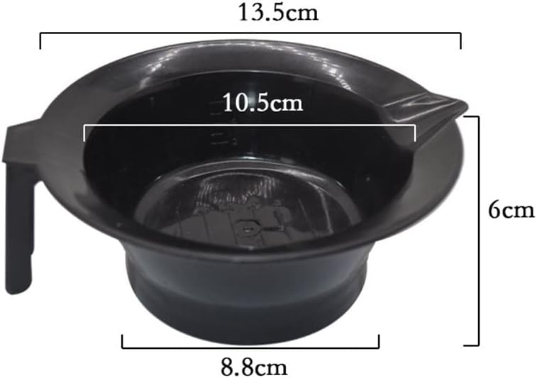 Mixing Bowl and Dye Brush Set - Handle & Pouring Lip | Perfect for Hair Coloring