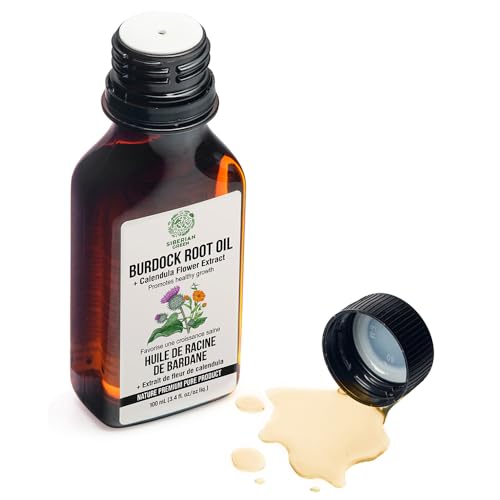 Siberian Green Burdock Oil with Calendula Flower Extract, 100ml