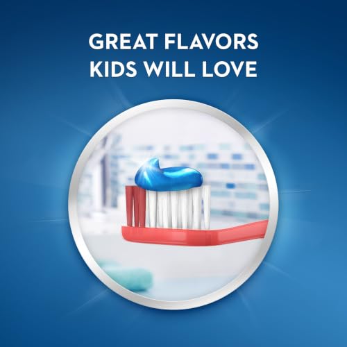 Crest Kids Cavity Protection Toothpaste Sparkle Fun 4.6oz Triple Pack - Kid-Friendly Fluoride Toothpaste