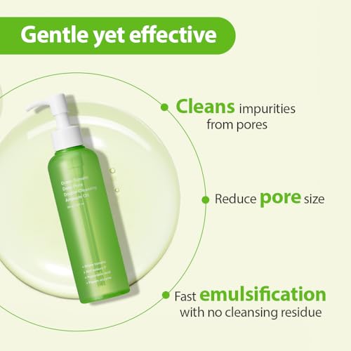 SUNGBOON EDITOR Green Tomato Cleansing Oil - Makeup Remover & Blackhead Treatment, 7.05 fl oz