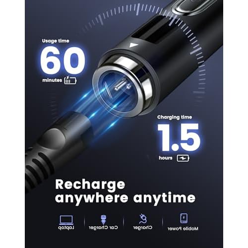 NUBACK Electric Back Shaver for Men, 3 in 1 Mens Back Shaver, Cordless Back Hair Trimmer for Men with Extendable Long Handle, Self-Service Body Groomer Razor with Wider Blade