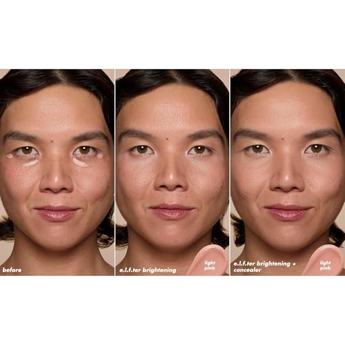e.l.f. Soft Glam Brightening Corrector - Light Pink, Hydrating Formula