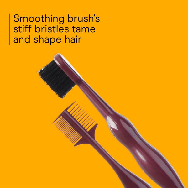 Conair 3-Piece Slick Back Hair Styling Comb Set for Sleek Hair & Edges
