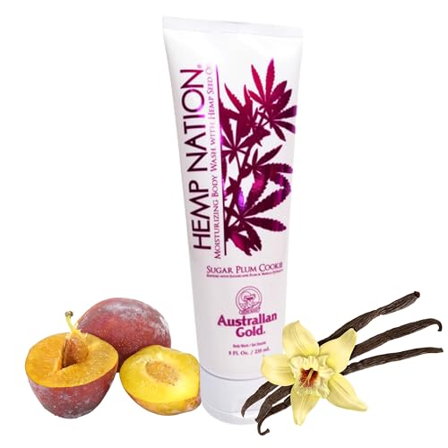 Australian Gold Hemp Nation Sugar Plum Cookie Body Wash 8oz