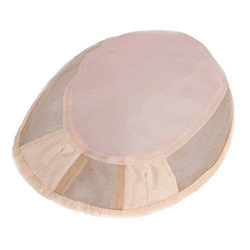 WeKen Skin Color Wig Caps for Making Wigs - Mono Top Lace Base, 21cm
