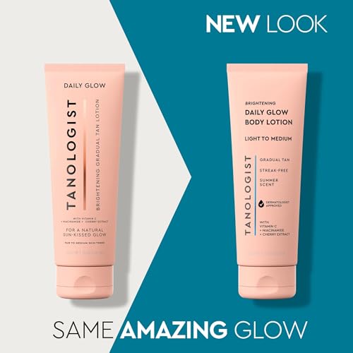 Tanologist Daily Glow Body Lotion - Gradual Self Tanner, 8.45 fl oz
