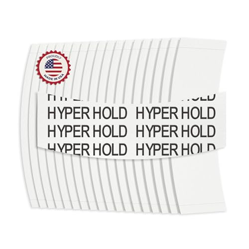 Hyper Hold Hairpiece Wig Tape - 108 Double Sided Strips, Back Curve