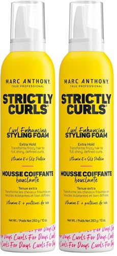 Marc Anthony Curl Enhancing Styling Foam Extra Hold 10oz Pack of 2 - Strictly Curls