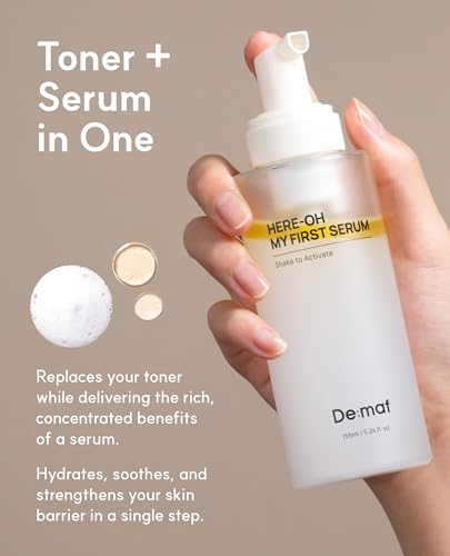 De:maf Here-Oh My First Hydrating Serum - 1.69 fl oz | Korean Skincare for Glowing Skin