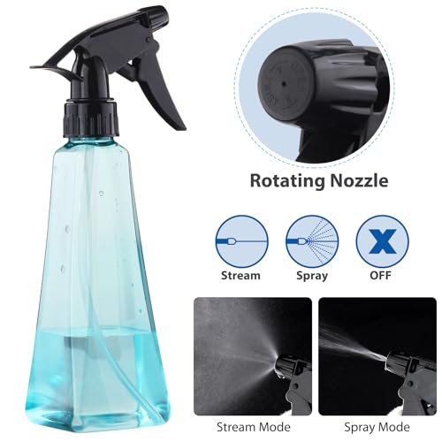 12 Oz. Spray Bottles (2-Pack) - Adjustable Leak-Proof, BPA-Free