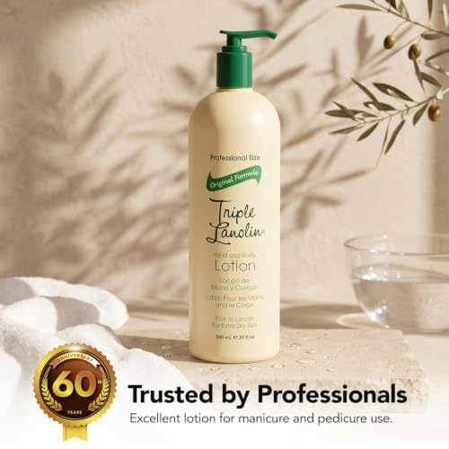 Triple Lanolin Original Formula Hand & Body Lotion - 20 oz Deep Hydration
