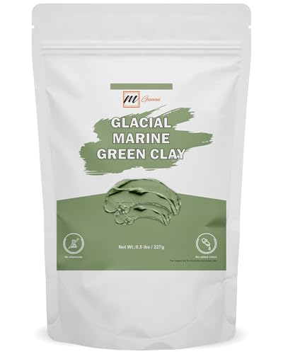 Natural Green Clay for Facial Masks & Body Wraps - 0.5LBS by mGanna