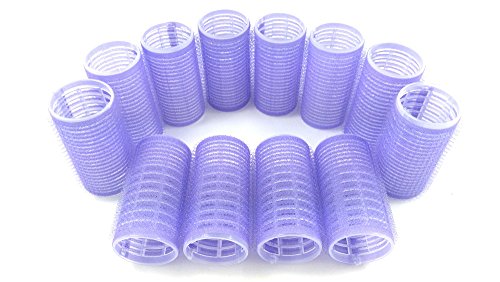 Kamay's 12PCS Medium Hair Rollers - Self Grip Curlers for DIY Curls