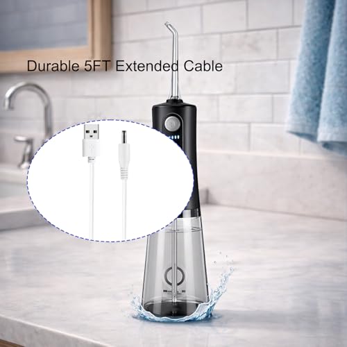 5FT USB Charger Cable for Bitvae Toothbrush & Water Flosser