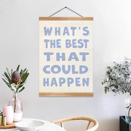 Positive Affirmation Wall Art - 12x16 Inspirational Canvas Poster