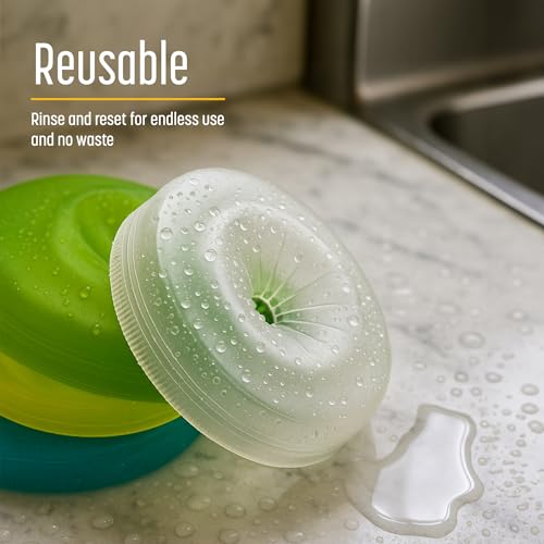 Fruit Fly Catching Lids for Wide Mouth Mason Jars - 4 Pack