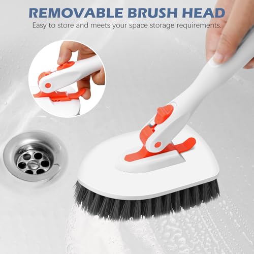 SetSail Adjustable Floor Scrub Brush with Multi-Angle Head