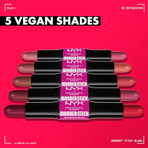 NYX Wonder Stick Blush & Contour Duo Light Peach & Baby Pink 1 Pack
