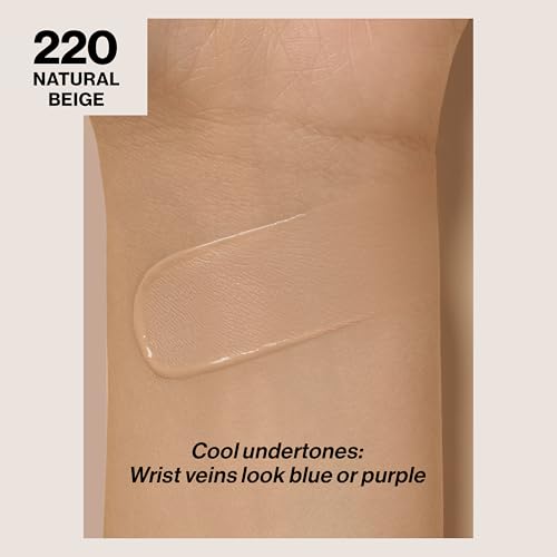 Revlon ColorStay Liquid Foundation SPF 20, Medium Coverage, Natural Beige, 1 Oz