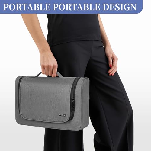 WELIDAY Travel Organizer Bag for Dyson Airwrap Styler with Hanging Hook
