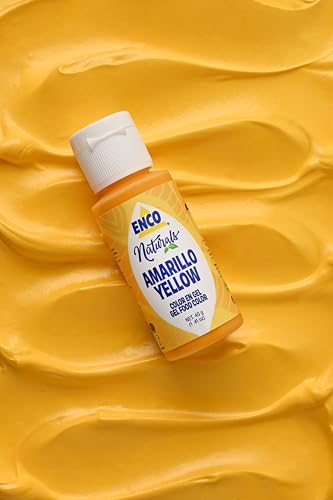 ENCO Natural Food Coloring Gel Yellow 1.41 oz - Vegan & Kosher
