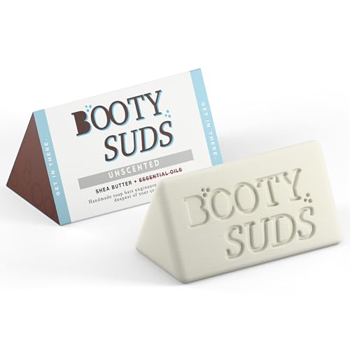 Booty Suds Triangular Prism Butt Soap Bar - Vegan Shea Butter
