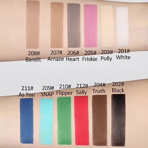 Erinde Black Matte Eyeshadow Palette - Ultra-Pigmented, Long-Lasting
