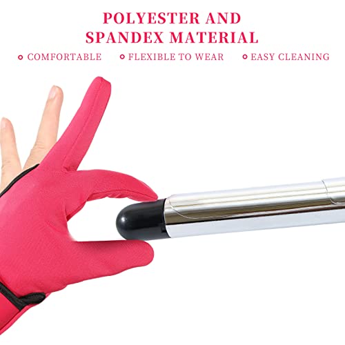 Geyoga 3-Finger Heat Resistant Hair Styling Gloves - 2 Pack