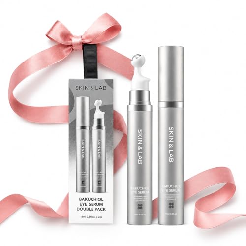 [SKIN&LAB] Bakuchiol Eye Serum Duo Set - Anti-Aging, Brightening, Hydrating Korean Eye Care