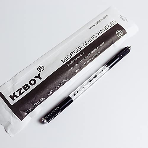 KZBOY Microblading Handles - 10PCS Double-Sided for Permanent Makeup