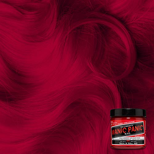 Manic Panic Rock N Roll Red Semi-Permanent Hair Color - 4oz Vegan Dye