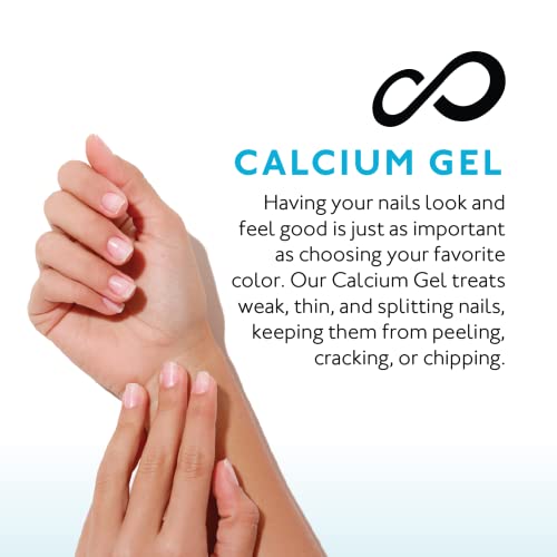 Eternal Calcium Nail Builder Gel - 13.5mL Clear Nail Strengthener & Fast Drying Treatment