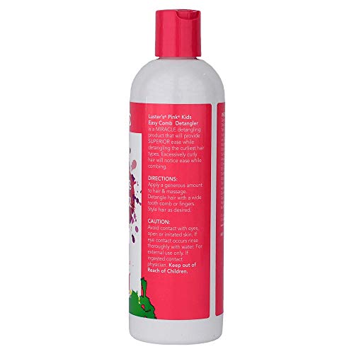 Luster's Pink Kids Easy Comb Detangler - 12 oz Moisturizing Leave-In