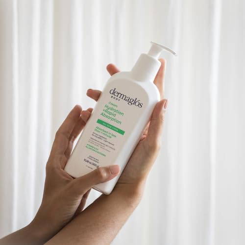 Dermaglós Moisturizing Body Cream - 24-Hour Hydration, 10.58 Oz