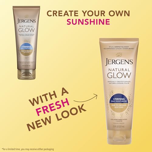 Jergens Natural Glow Head-to-Toe Bundle with SPF 20 Moisturizer