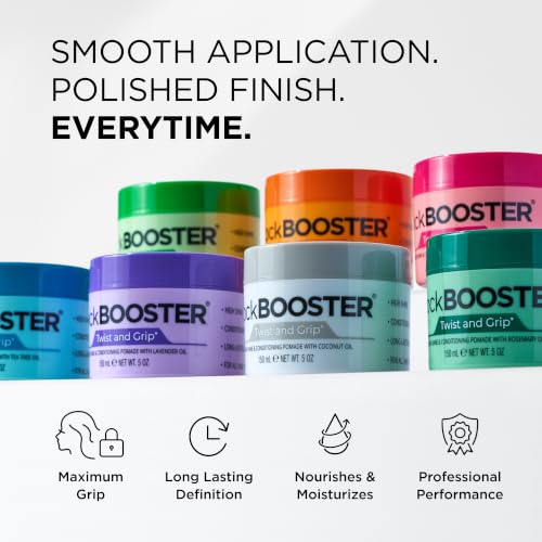 Style Factor Lock Booster Twist & Grip Braid Gel, 5 Oz. Strong Hold