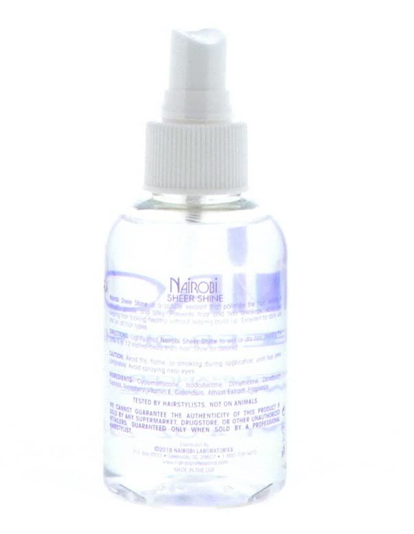 Nairobi Sheer Shine Enhancer & Thermal Protectant 4 oz