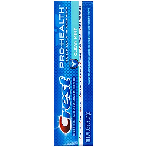 Crest Pro-Health Clean Mint Toothpaste Travel Size 0.85 oz (Pack of 12)