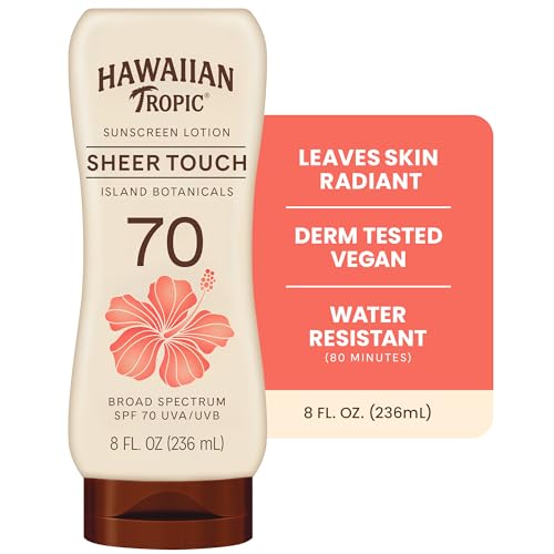 Hawaiian Tropic Sheer Touch SPF 70 Sunscreen Lotion - 8 Fl Oz