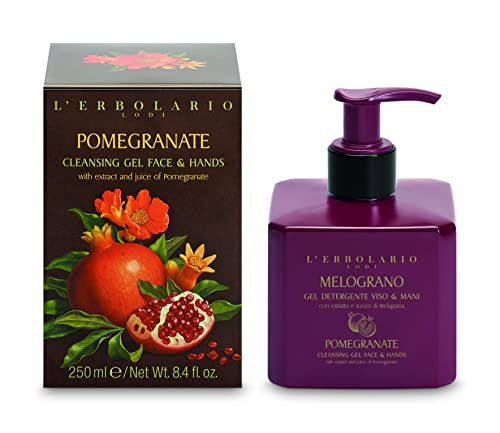 L'Erbolario Pomegranate Face and Hands Cleansing Gel, 8.4 oz