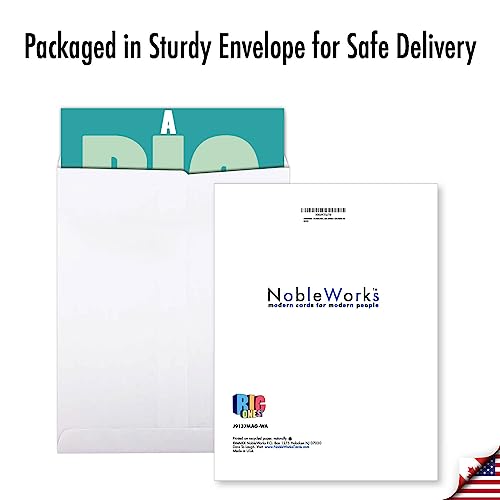 NobleWorks Jumbo 5 Year Work Anniversary Card - 8.5 x 11 Inch