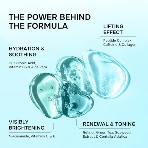 7 pcs V Line Lifting Mask with Collagen Hyaluronic Retinol & Niacinamide for Jaw & Neck Firming