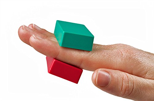 Strong Domino Size Magnets - Set of 5 for Fridge & Office