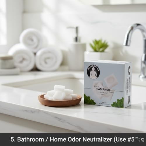 Premium Refined Camphor Blocks for Aromatherapy & Rituals - 114g