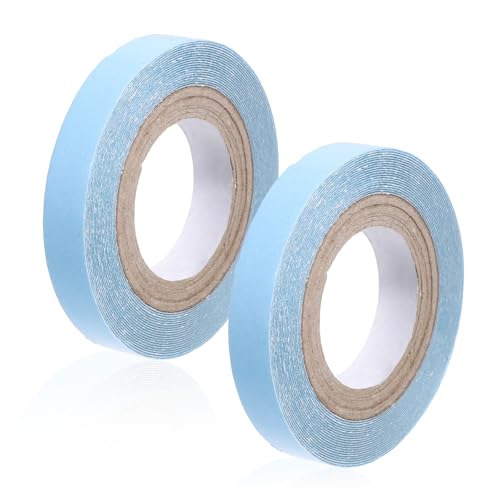 Bruislard Hair Extension Tape - 2 Rolls, 9.84ft Double-Sided Adhesive