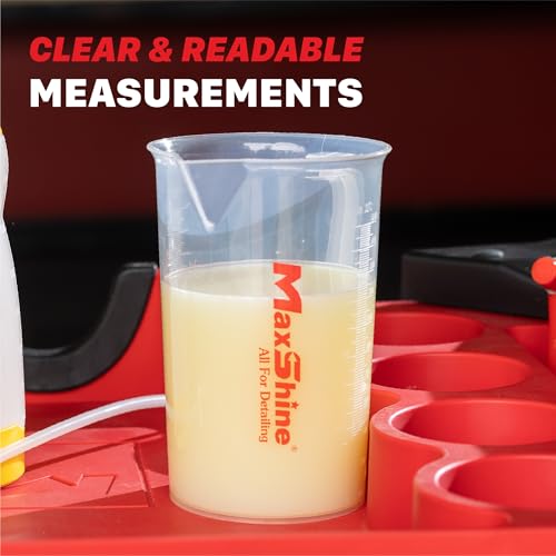 Maxshine 1000ml Measuring Cup – Chemical-Resistant Polypropylene with Ergonomic Handle