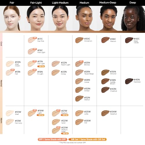 JUNG SAEM MOOL Skin Nuder Cushion Foundation 23N Honey - 0.17 Fl Oz