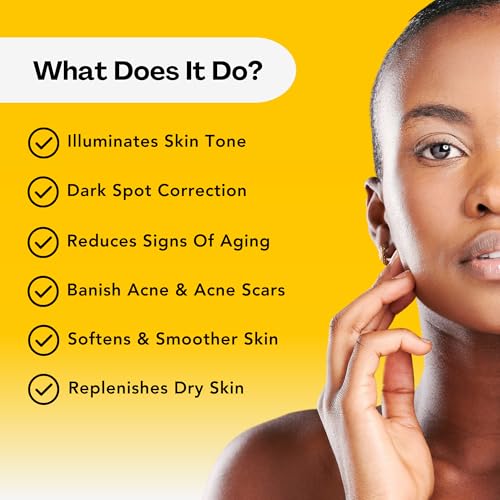 Olahoni Kojic Acid & Turmeric Face Serum for Dark Spots - 1 oz