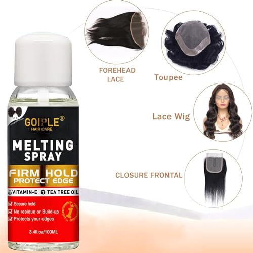 Goiple Complete Lace Wig Installation Kit with Tint Mousse & Melting Spray