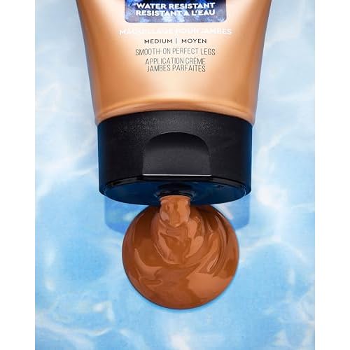 Sally Hansen Airbrush Legs¢ç, Leg Makeup, Medium, Easy Application, Flawless Looking Legs, Water Resistant, Transfer Proof Lotion